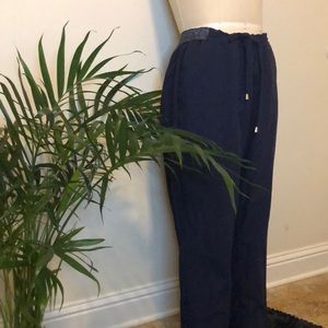 Loose Fit Drawstring Waist Pants